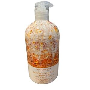 New Homeworx Spun Vanilla Sugar hand & Body lotion 22fl oz